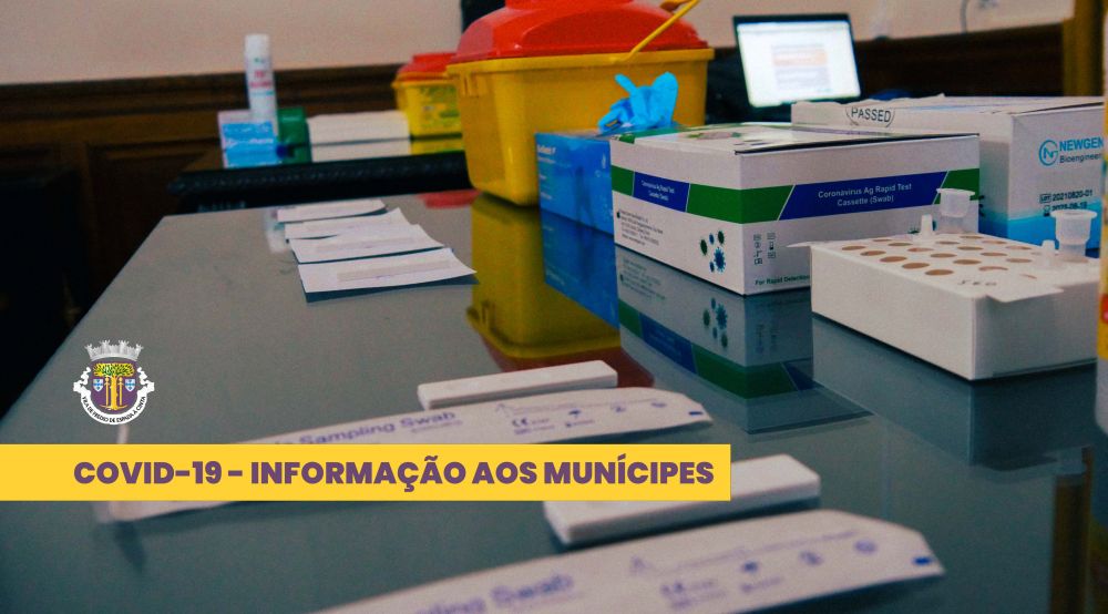 COVID-19 – INFORMAÇÃO AOS MUNÍCIPES