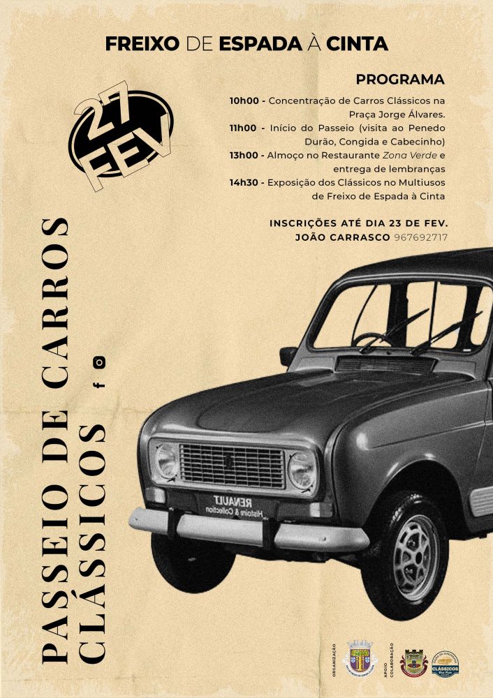 Passeio de Carros Clássicos